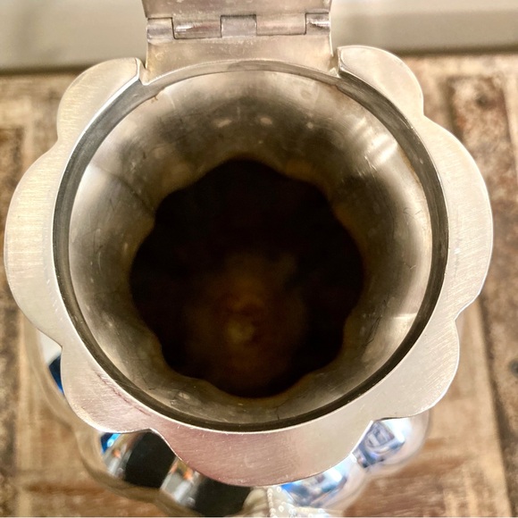 Vintage 1957 Reed & Barton Silver Plated Coffee Tea Pot #1795 Winthrop Pumpkin - Picture 12 of 15